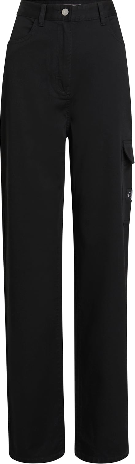 Calvin Klein Stretch Twill High Rise Straight Kvinde Beh Bukser Med Lige Ben Str XS - hos Magasin