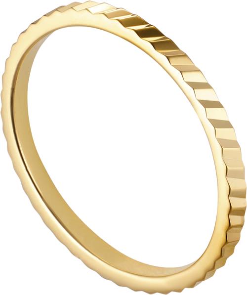 Jane Kønig Small Reflection Ring, Goldplated Sterling Silver-46 48 - Ringe hos Magasin