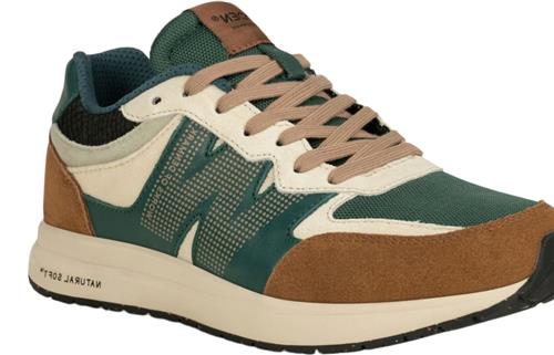 Se Woden Rigmor Kvinde Caramel/deep Forest Sneakers Str 39 - Gummi hos Magasin ved Magasin