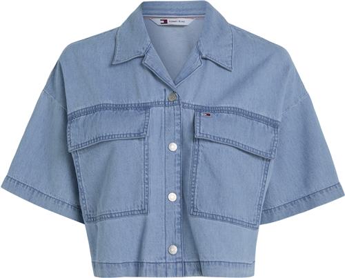 Tommy Hilfiger TJW Chambray Blouse Kvinde 1a5 Denimskjorter Str S - hos Magasin