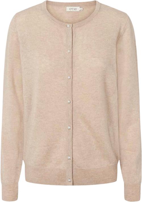 O'TAY Lailabeth Cardigan Kvinde Pink Gecko Cardigans Str M - Cashmere hos Magasin