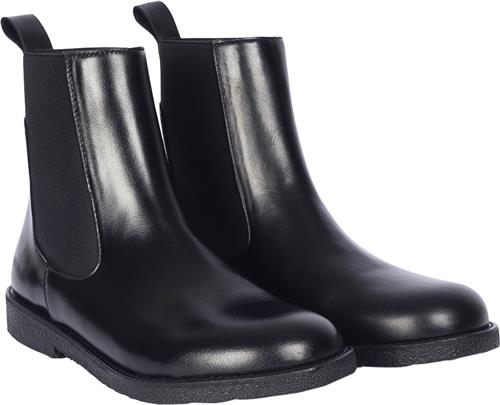 ANGULUS Klassisk Chelsea Støvle Kvinde 1604/001 Black/black Chelsea Boots Str 38 - Læder hos Magasin