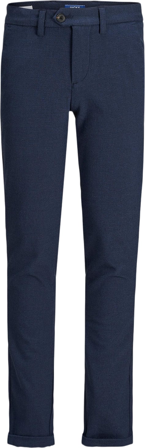 Jack & Jones Jjimarco Jjconnor AKM 913 Navy Soli Mand Blå Chinos Slim Fit Str 158 - hos Magasin