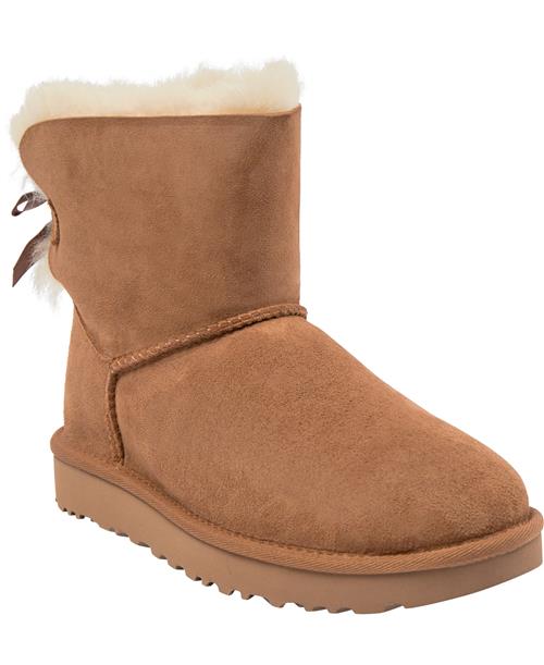 UGG W Mini Bailey Bow II Kvinde Chestnut Vinterstøvler Str 40 - hos Magasin