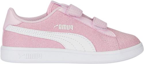 Puma Smash v2 Glitz Glam Sneakers Pink Sneakers Str 35 - Læder hos Magasin