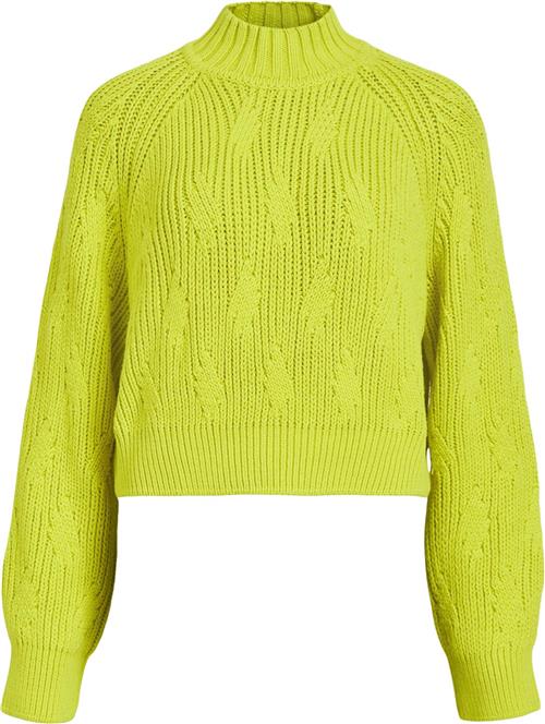 Object Objapril L/S Oneck Knit Pullover 1 Kvinde Evening Primrose Sweaters Str L - hos Magasin