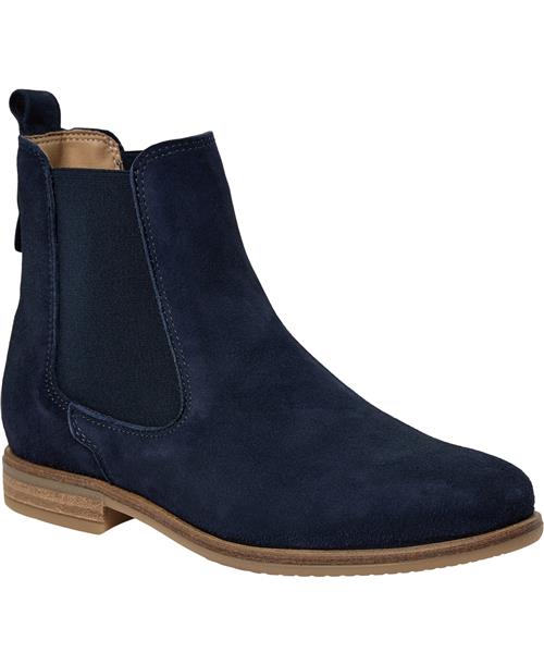 Se Tamaris 125304-42 Kvinde Blå Chelsea Boots Str 40 - hos Magasin ved Magasin