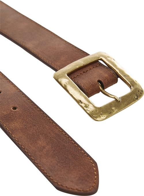 Se MANGO Textured Square Buckle Belt L - Bælter hos Magasin ved Magasin