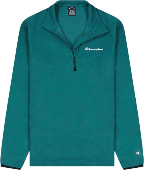 Se Champion Half Zipup Script Logo Fleece Sweatshirt S - Sweatshirts hos Magasin ved Magasin