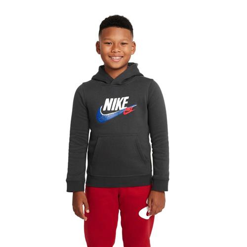 Se Nike Sportswear Standard Issue Fleece Haettetroje 122-128 / XS - Sweatshirts & Hættetrøjer hos Magasin ved Magasin