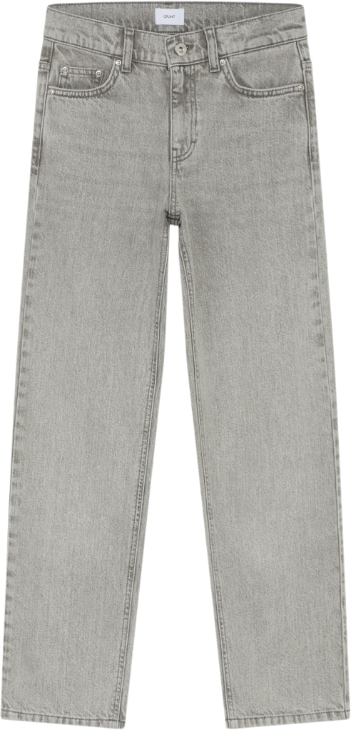 Grunt Nadia Cement Jeans Str 27/14Y - Grey Jeans hos Magasin