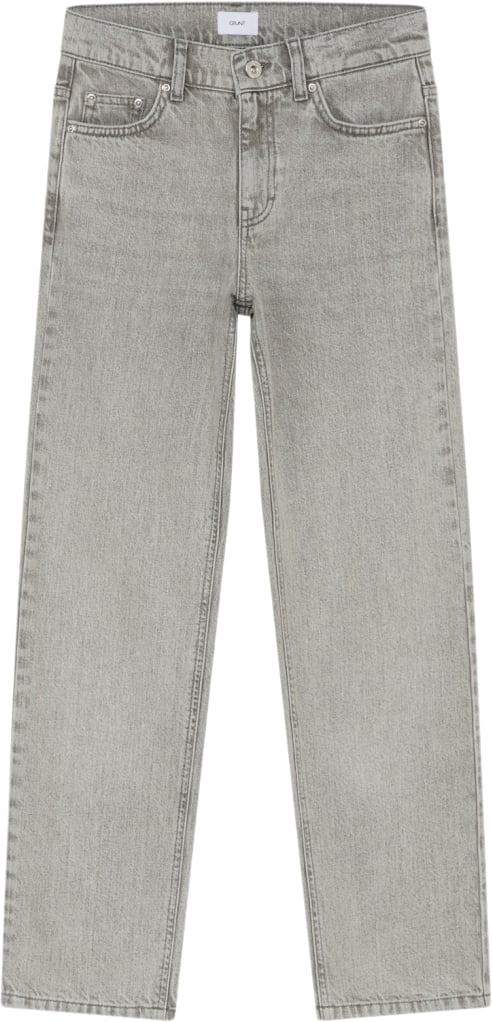 Grunt Nadia Cement Jeans Str 29/16Y - Grey Jeans hos Magasin