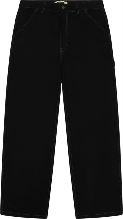 Woodbird Wbdenise Night Pant Kvinde Black Bukser Med Brede Ben Str 30 - hos Magasin