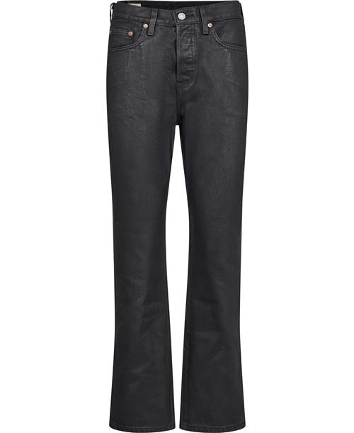 Levi's 501 WAX Coated Posh Party Kvinde Sort Flared Jeans Str W26/L28 - hos Magasin