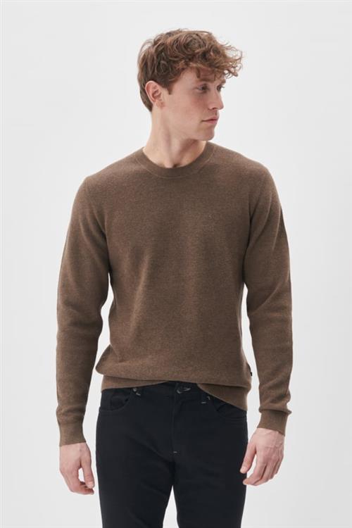 Matinique Malagoon Mand Morel Melange Sweaters Regular Fit Str XL - hos Magasin