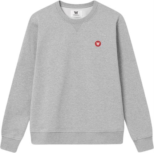 Wood Wood Tye Sweatshirt Mand Grey Melange Sweatshirts Str S - Bomuld hos Magasin