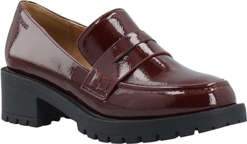 Bianco Biapearl Simple Penny Loafer Patent Aquarius Kvinde Burgundy Loafers Str 40 - hos Magasin