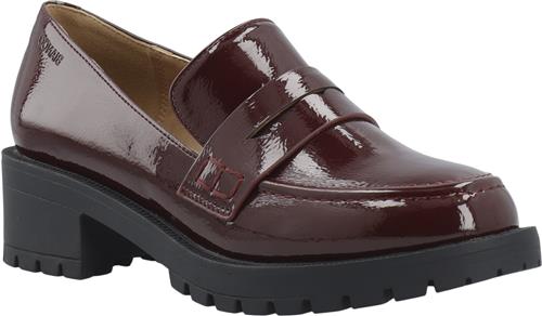 Bianco Biapearl Simple Penny Loafer Patent Aquarius Kvinde Burgundy Loafers Str 37 - hos Magasin