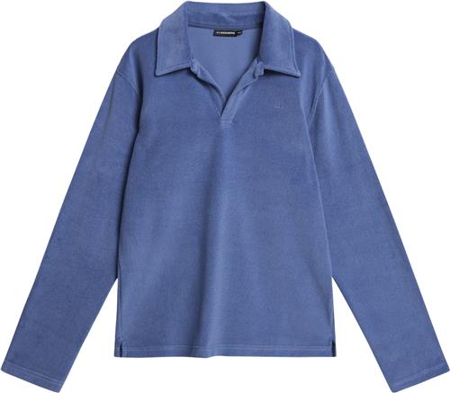 J. Lindeberg Thomas Terry Shirt Mand Bijou Blue Sweatshirts Str XL - hos Magasin