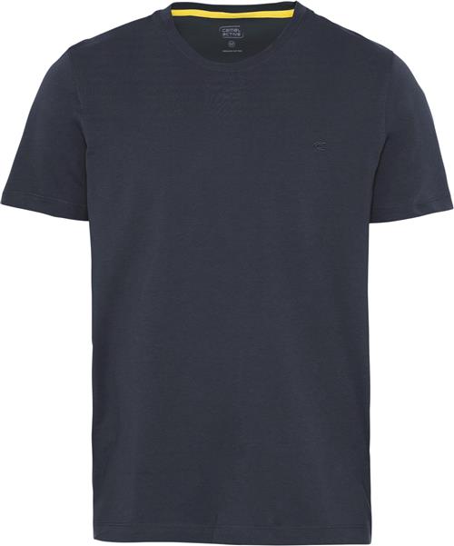 Camel Active NOS Tshirt 1/2 Arm Mand Night Blue Kortærmede T-shirts Str M - Bomuld hos Magasin