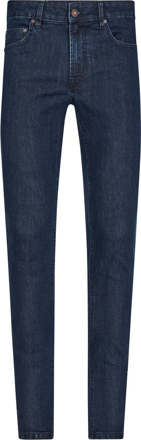 Se Bruun & Stengade BS Eastwood Slim Fit Jeans Mand Mørkeblå Jeans Str W31 / L32 - Bomuld hos Magasin ved Magasin