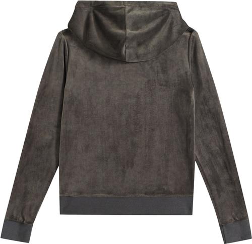 Se Juicy Couture Robertson Hoodie Kvinde Raven Black Hættetrøjer Str L - Velour hos Magasin ved Magasin