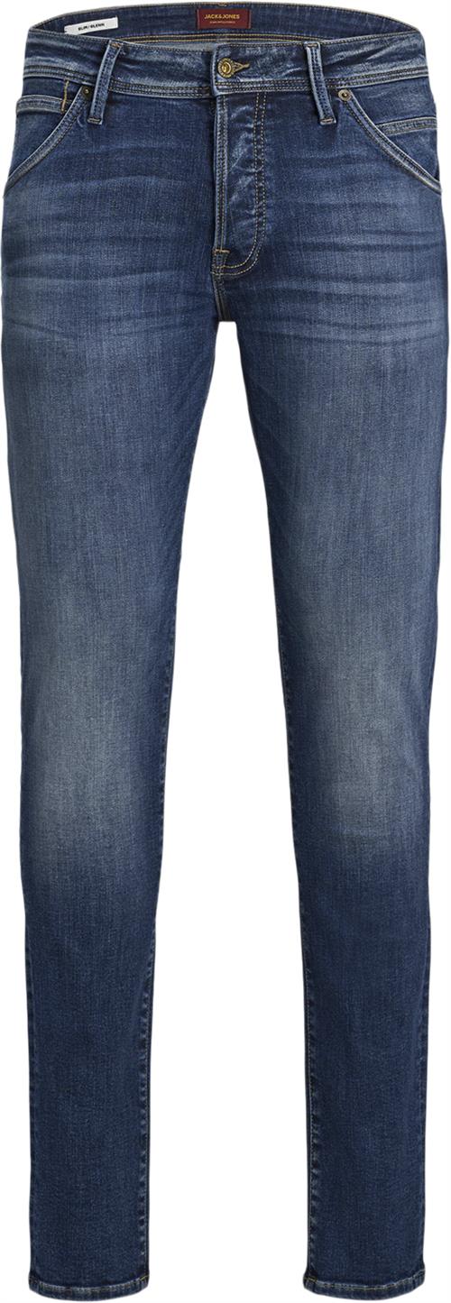 Jack & Jones Jjiglenn Jjfox AGI 204 50sps Noos Mand Blue Denim Jeans Str "30/""30" - hos Magasin