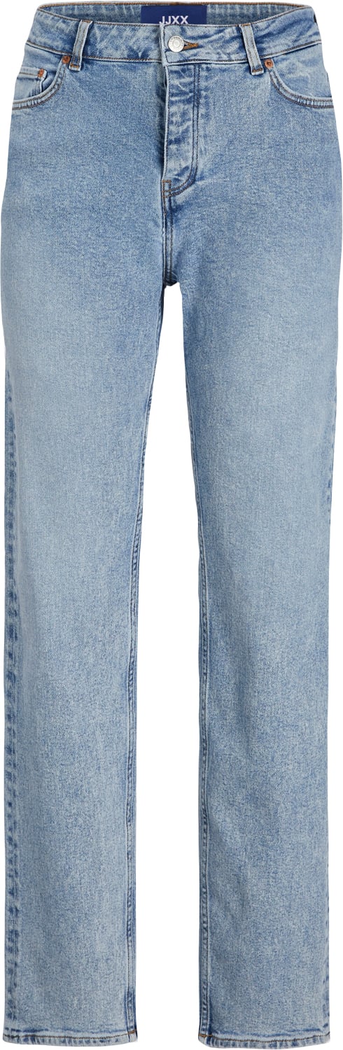 Se JJXX Jxseoul Straight MW Cc3003 Noos Kvinde Light Blue Denim Straight Jeans Str "29/""34" - hos Magasin ved Magasin