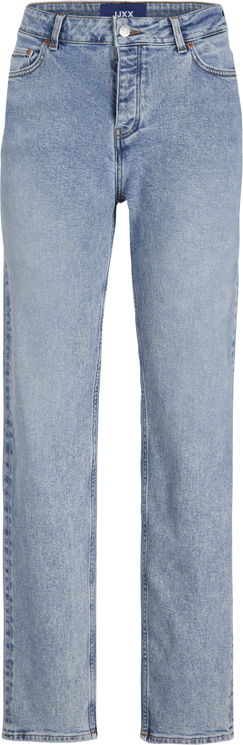 JJXX Jxseoul Straight MW Cc3003 Noos Kvinde Light Blue Denim Straight Jeans Str "31/""34" - hos Magasin