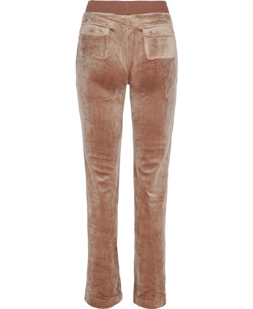 Se Juicy Couture Del Ray Classic Velour Pant Pocket Design Kvinde Acorn Sweatpants Str S Velour - hos Magasin ved Magasin