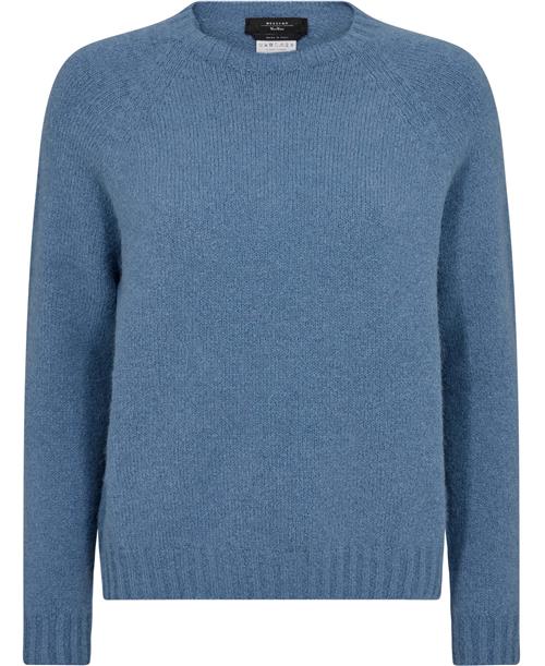 Se Weekend Max Mara Ghiacci Kvinde Blå Sweaters Str S - Bomuld hos Magasin ved Magasin