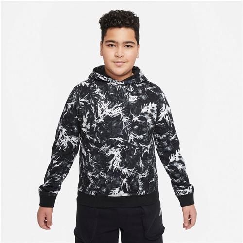 Nike Sportswear Printed French Terry Haettetroje 128-137 / S - Sweatshirts & Hættetrøjer hos Magasin