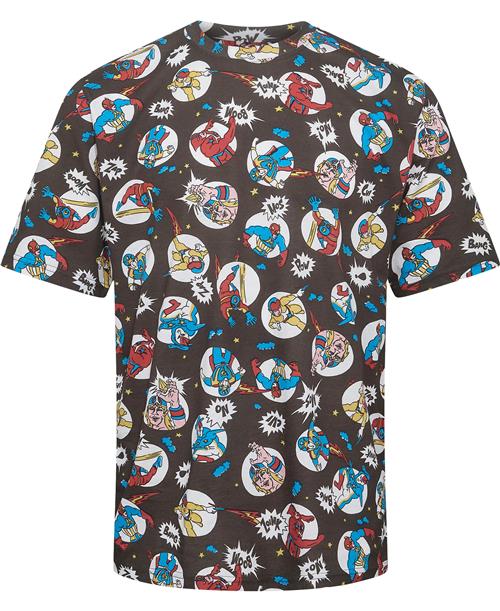 Moschino Tshirt Mand Fantasy Print Only One Colour Kortærmede T-shirts Str 52 - hos Magasin