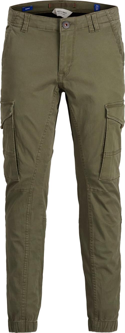 Jack & Jones Jjipaul Jjflake AKM 542 Olive N NOO Str 134 cm / 9 år - Olive Night Bukser hos Magasin