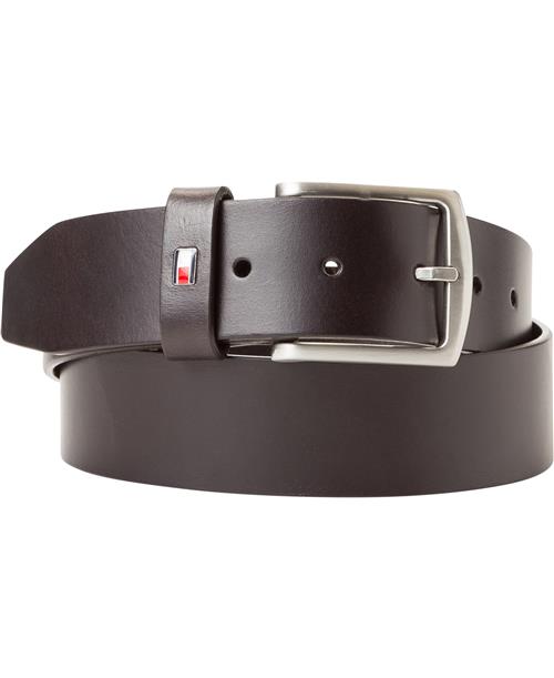 Se Tommy Hilfiger New Denton Belt Basic 110cm - Bælter Læder hos Magasin ved Magasin