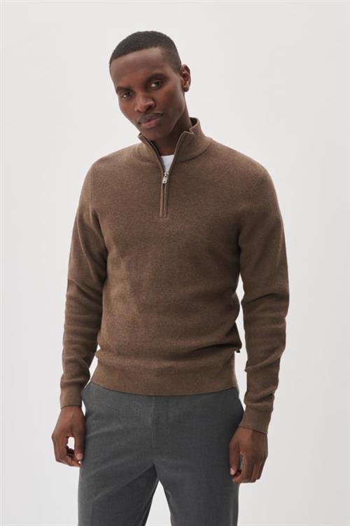 Se Matinique Malagoon Z Mand Morel Melange Sweaters Regular Fit Str S - hos Magasin ved Magasin