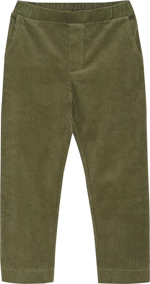 Huttelihut Pants Corduroy Str 98 - Deep Lichen Green Bukser hos Magasin