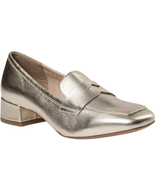 Tamaris 124309-42 Kvinde Gold Loafers Str 37 - hos Magasin