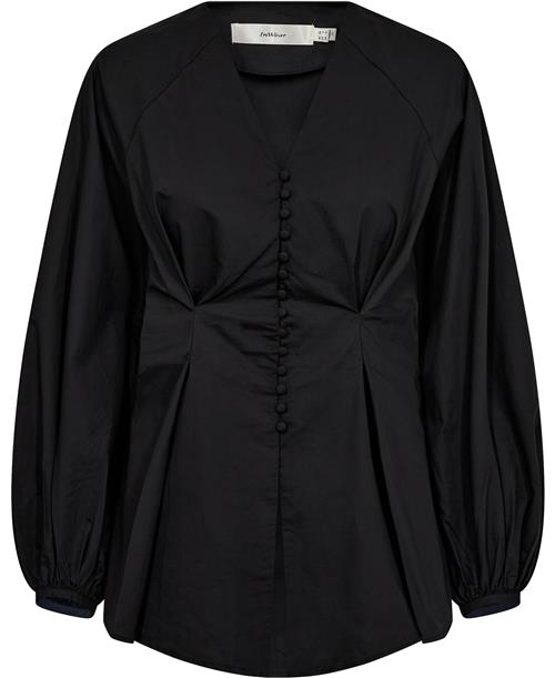 Se InWear Helveiw Blouse Kvinde Black Langærmede Bluser Str 42 - hos Magasin ved Magasin