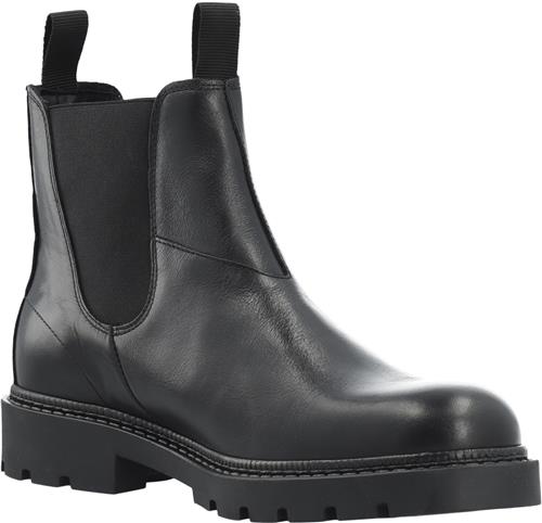 Bianco Biajeff Chelsea Boot Tumbled Leather Mand Black Chelsea Boots Str 43 - hos Magasin