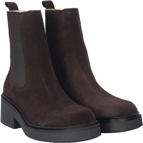 Se ANGULUS Støvle med Elastik Kvinde 2193/046 Brown/brown Chelsea Boots Str 38 - hos Magasin ved Magasin