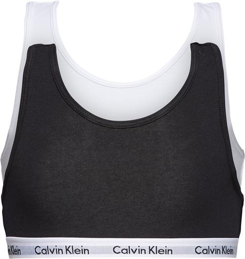 Calvin Klein Calvin Klein 2pack Bralette Str 14-16 år - Sort Bralette Elastan hos Magasin