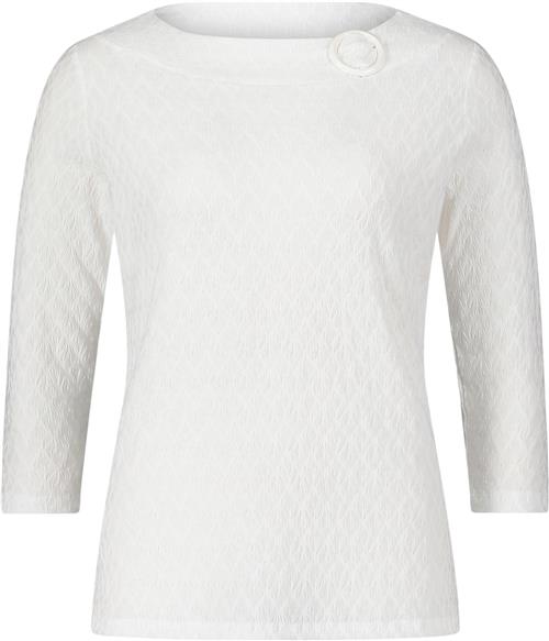 Betty Barclay Betty Barclay Shirt Kvinde Hvid Langærmede T-shirts Str 44 - hos Magasin