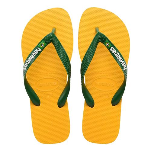 Havaianas Hav Brazil Logo Kvinde Pop Yellow 1740 Klipklapper Str 33/34 - hos Magasin