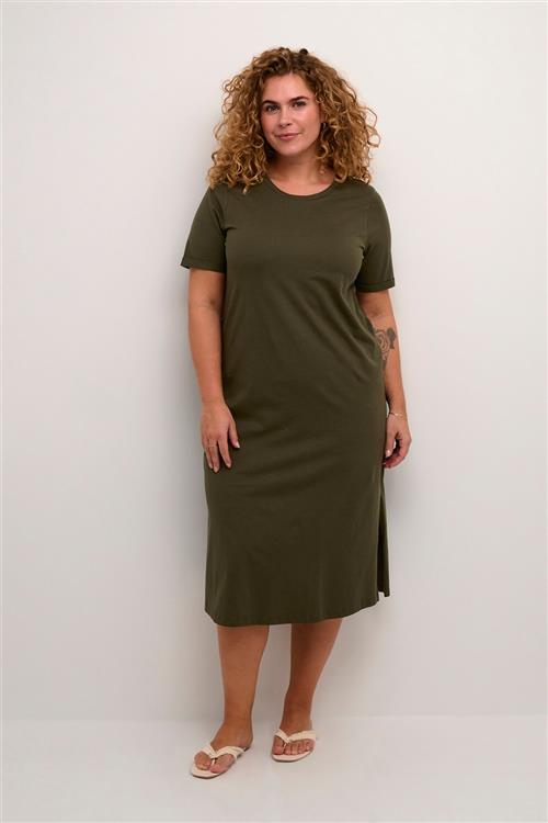 Kaffe Curve Kccaline Dress Kvinde 190414 Midi Kjoler Str XL - hos Magasin