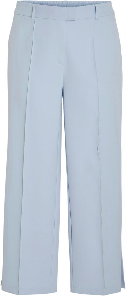 Se Evoked Vila Vistarry HW Pants/cur Kvinde Kentucky Blue Bukser Med Lige Ben Str 48 - hos Magasin ved Magasin