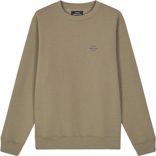 Se Mads Nørgaard - Copenhagen Standard Crew Logo Sweat Mand Brun Sweatshirts Str S - hos Magasin ved Magasin