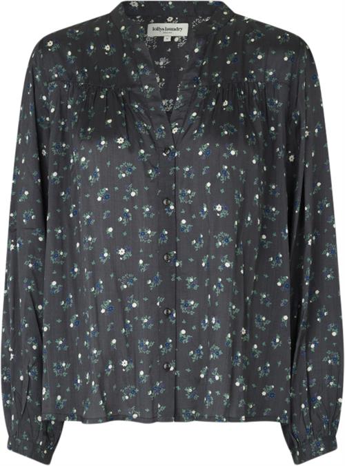 Lollys Laundry Elif Shirt Kvinde Washed Black Langærmede Skjorter Str L - hos Magasin