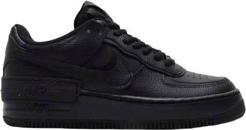 Nike air Force 1 Shadow Kvinde Black/black-black Sneakers Str 42 - Læder hos Magasin