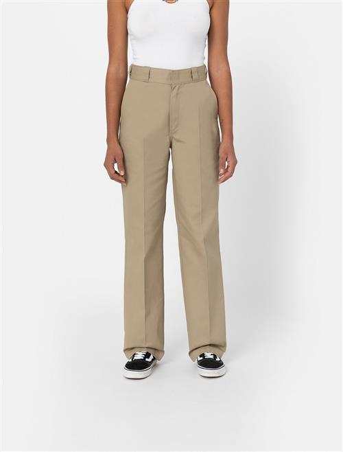 Se Dickies 874 Workpant REC W Khaki Kvinde Khaki Bukser Med Brede Ben Str 32 29 - hos Magasin ved Magasin